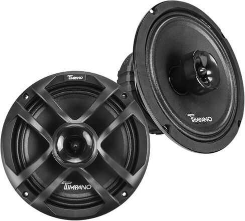 Timpano 6.5 Inch Car Coaxial Speakers 1200 Watts per Pair TPT-CX6-4 TPRO, 2-Way PRO Audio Premium Speaker 4 Ohm, Grill Included - Great for Car Stereo Sound System (Pair) in Saudi Arabia