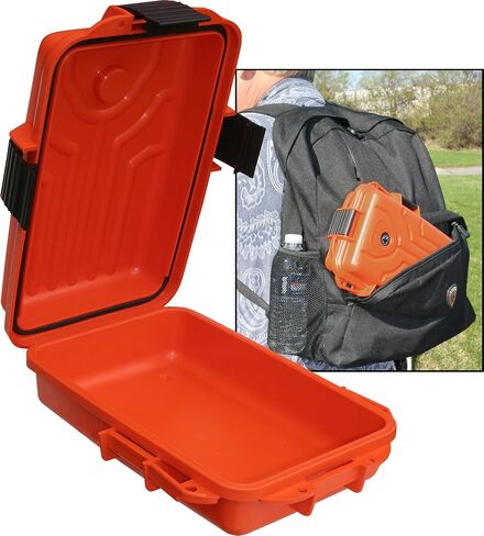 MTM Survivor Dry Box with O-Ring Seal (Orange, Large) in Saudi Arabia