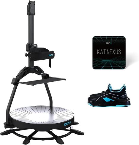KAT Walk C2 VR Series | 360° Omnidirectional Walking Pad & Accessories for Immersive VR Gaming & Fitness | Compatible with SteamVR, Quest, Oculus | Core with Seated Module | US Size 7 in Kuwait