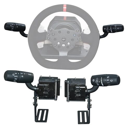 Obokidlyamor Upgraded Version DIY Racing Simulator Turn Signal Wiper Lever Switch For PXN V99 Gaming Steering Wheel; ETS2 ATS Racing For PXN V99 force feedback steering wheel (For PXN V99) in Kuwait