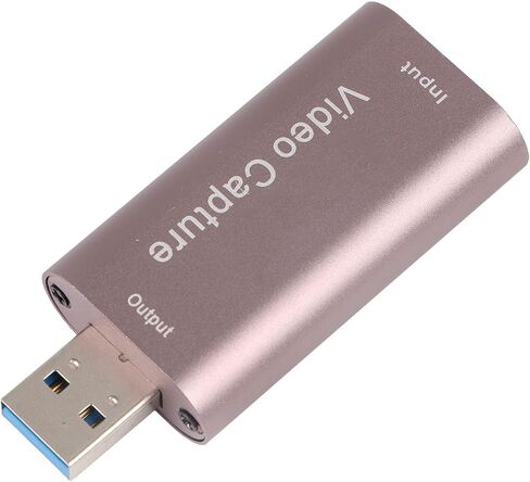 USB Capturing Card Portable 1080P 60Hz HD Input for Streaming Education Gaming Aluminium Alloy in Kuwait
