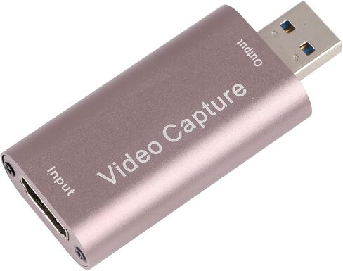 USB Capturing Card Portable 1080P 60Hz HD Input for Streaming Education Gaming Aluminium Alloy in Kuwait