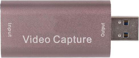 USB Capturing Card Portable 1080P 60Hz HD Input for Streaming Education Gaming Aluminium Alloy in Kuwait