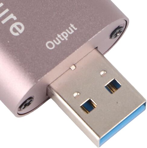USB Capturing Card Portable 1080P 60Hz HD Input for Streaming Education Gaming Aluminium Alloy in Kuwait