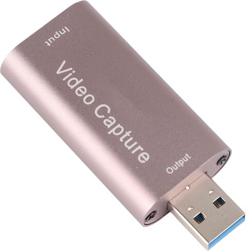 Video Capturing Card HighDefinition 1080P 60Hz USB Device for Live Streaming Gaming Teaching Aluminium Alloy in Kuwait
