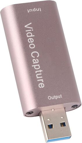 Video Capturing Card HighDefinition 1080P 60Hz USB Device for Live Streaming Gaming Teaching Aluminium Alloy in Kuwait
