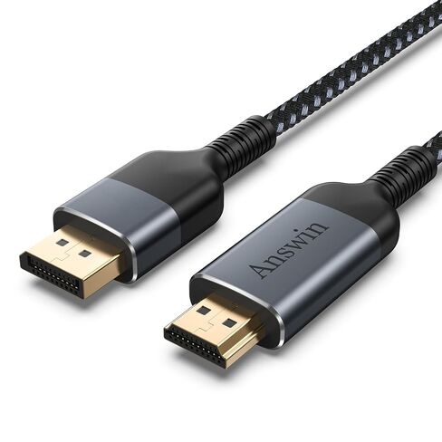 HDMI to DisplayPort 4K@60Hz Uni-Directional 6Ft HDMI to DP Cable in Kuwait