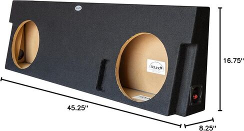 SoundBox Tundra CrewMax 2014-2017 Dual 10" Subwoofer Enclosure Sub Box in Kuwait