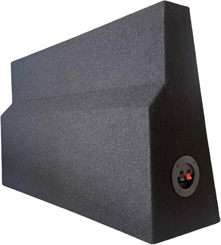 Compatible with 2005-2023 Tacoma Double Cab- Dual 10" Sealed Sub Box Enclosure-Passengers Side in Kuwait