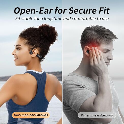 CXK Bone Conduction Headphones Bluetooth 6.0 Open Ear Wireless with Mic in Kuwait