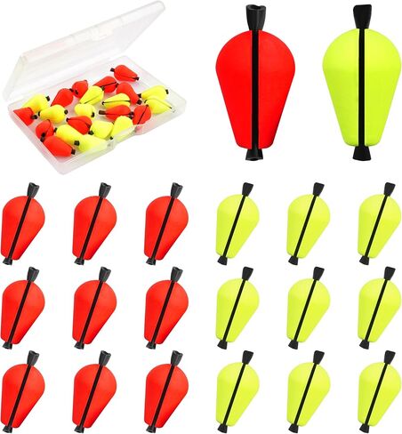 Trout Floats 20/50pcs Slotted Fishing Bobbers Fly Fishing Strike Indicators in Kuwait