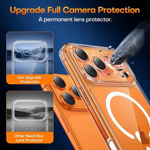 TAURI for iPhone 17 Pro Max Case, Compatible with MagSafe, Clear in Saudi Arabia