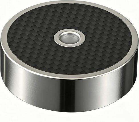 Aluminum Record Weight Stabilizer, 6oz Vinyl Clamp Record Puck LP Weight 3inx1.5in Turntable Weight Disc Stabilizer for LP Phono Vinyl Record Players (RS7637) in Kuwait