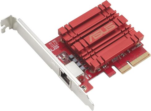 ASUS XG-C100C 10G Network Adapter PCI-E x4 Card with Single RJ-45 Port and Built-in QoS for use with Windows 10/8.1/8/7 and Linux Kernel 4.4/4.2/3.6/3.2, TAA Compliant (XG-C100C) in Kuwait