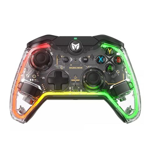 PC Gaming Controller,BIGBIG WON Nintendo Switch pro Controller for tears of the kingdom Game,6-Axis Gyro,one key Wake-up,Turbo,Dual Shock,Custom Buttons,RGB Light for PC Windows10&11/Switch OLED/Lite in Kuwait