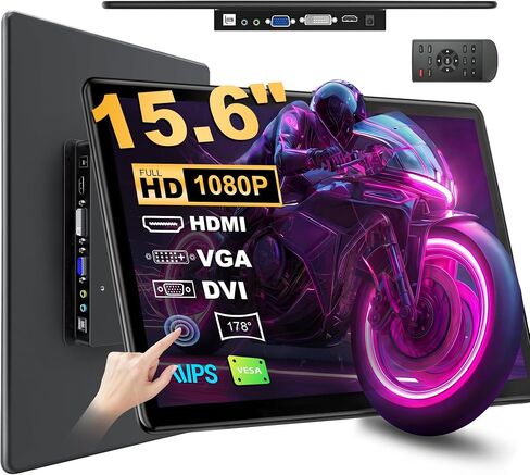 11" 2.5K Portable Monitor Touchscreen,HDMI for PC MacBook(Black) in Kuwait