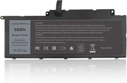 BND F7HVR Laptop Battery Replacement for Dell Inspiron 17 7737 7746 15 7537 5545 Series Ins15HD-2528 Ins15HD-1528 Ins15HD-1828T G4YJM 062VNH T2T3J Battery 14.8V 58Wh in Kuwait