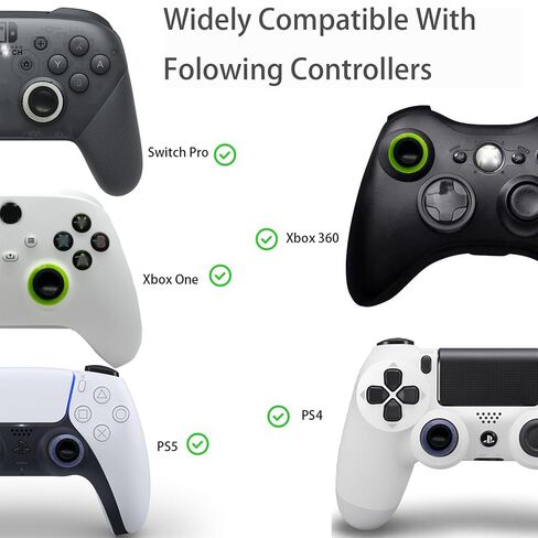15 Pcs of Precision Aim Assist Rings - Universally Compatible with Playstation 4 (PS4) and Playstation 5 (PS5), Xbox Series & Switch Pro Scuf Controllers - Enhance Your Gaming Accuracy in Kuwait