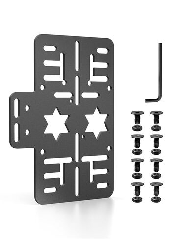 Universal Adjustable Handbrake & Shifter Mount for Playseat Trophy & Sim Racing Cockpit/Desk – Compatible with Logitech, Thrustmaster TH8A/TSS, MOZA HBP/SGP/HGP, Driving Force Shifter & Most USB Handbrakes in Kuwait