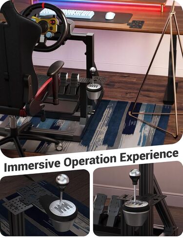 Universal Adjustable Handbrake & Shifter Mount for Playseat Trophy & Sim Racing Cockpit/Desk – Compatible with Logitech, Thrustmaster TH8A/TSS, MOZA HBP/SGP/HGP, Driving Force Shifter & Most USB Handbrakes in Kuwait