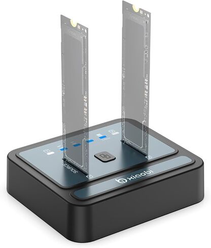 M.2 NVMe/SATA SSD Cloner, M.2 Duplicator 2-Bay Hard Drive Enclosure in Saudi Arabia