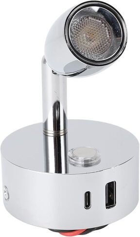 Yosoo Health Gear RV Reading Lamp, USB Port, 3 Color Temperature (Black in Kuwait
