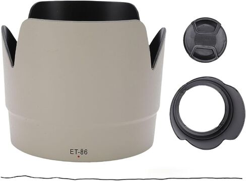 77mm Bayonet Lens Hood for EF 70-200mm F/2.8L is USM | Lightweight ABS Shade + Lens Cap Protection for Portrait in Saudi Arabia