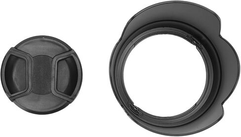 77mm Bayonet Lens Hood for EF 70-200mm F/2.8L is USM | Lightweight ABS Shade + Lens Cap Protection for Portrait in Saudi Arabia