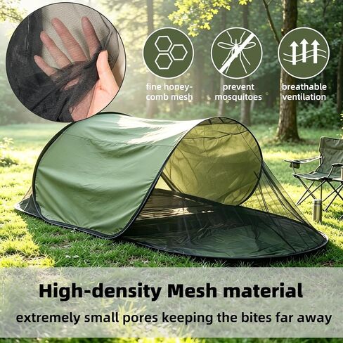 Pop-Up Mosquito Net Tent 79 x 32 x 25 Inch for Camping 1 Person in Saudi Arabia