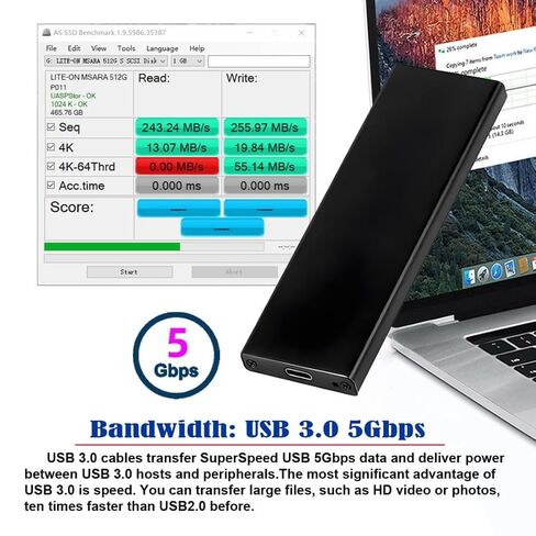 chenyang 6+12Pin MAC SSD to USB 3.0 Type-C 5Gbps Mobile HDD Case Enclosure Adapter for 2010 2011 MAC Air Pro A1369 A1370 SSD in Kuwait
