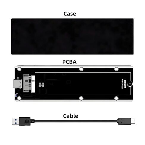 chenyang 6+12Pin MAC SSD to USB 3.0 Type-C 5Gbps Mobile HDD Case Enclosure Adapter for 2010 2011 MAC Air Pro A1369 A1370 SSD in Kuwait
