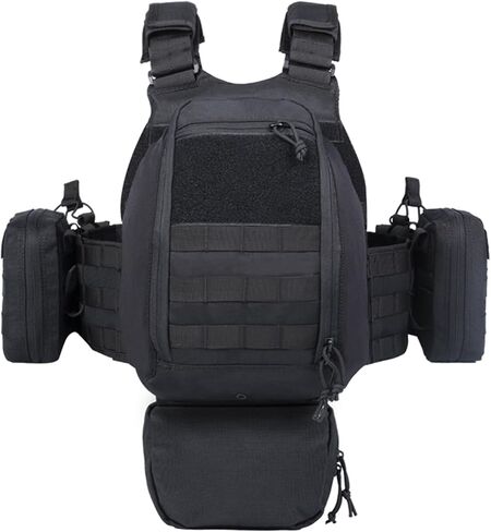 YAKEDA Tactical Outdoor Quick Release Vest With Battle Belt in Kuwait