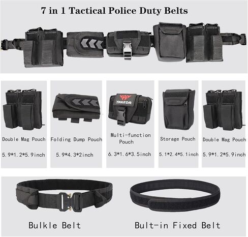 YAKEDA Tactical Outdoor Quick Release Vest With Battle Belt in Kuwait
