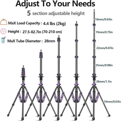 FreeSea MT-Zero Aluminum Photography Light Stand, Mini Portable Tripod in Kuwait