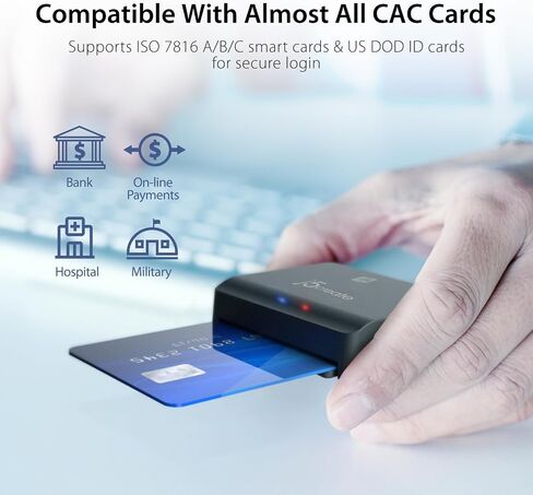 j5create Universal Smart Card/CAC Reader, TAA Compliant in Kuwait