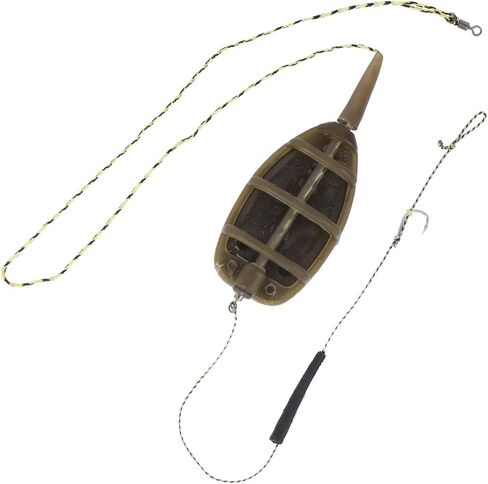 Inline Method Feeder, 3 PCS Method Feeders Carp Fishing Rig, Plastic Inline Carp Fishing Equipment in Kuwait