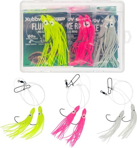 Hi-Lo Fluke Rigs 6-Pack Saltwater Fishing Rigs in Kuwait
