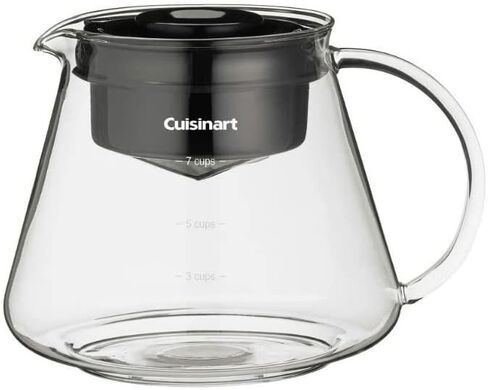 Cuisinart DCB-10P1 Automatic Cold Brew Coffeemaker with 7-Cup Glass Carafe, Silver and Black in Kuwait