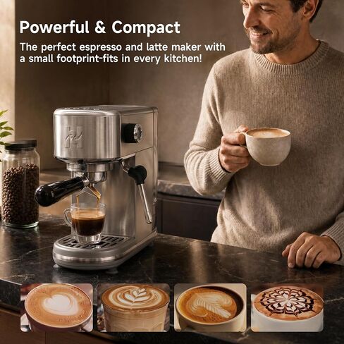 HIBREW H10B Lite Programmable Espresso Machine with LED Display in Kuwait