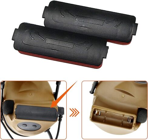 1 Pair Battery Covers for ComTa II Tactical Headsets in Kuwait