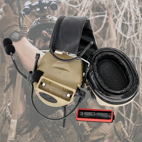1 Pair Battery Covers for ComTa II Tactical Headsets in Kuwait