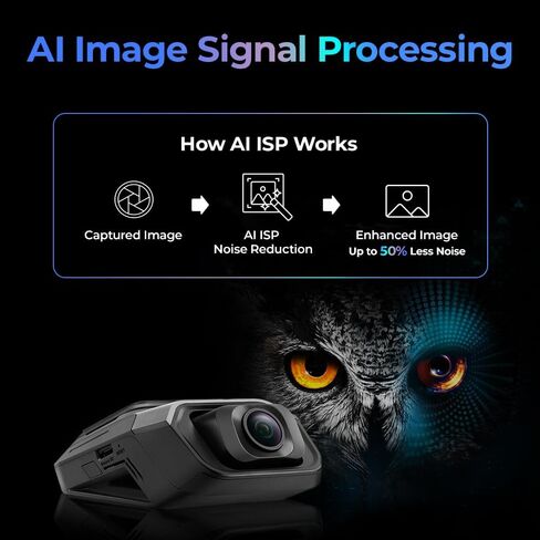 THINKWARE ARC800 4K Front and 1080P Rear Dash Cam, Sony STARVIS 2, Dual HDR, AI Night Vision in Parking Mode, 2.3 in Touchscreen, 5GHz Wi-Fi, GPS, 32GB microSD Incl, 512GB Max Capacity in Kuwait