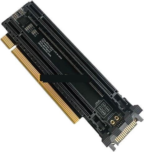 LX0B PCIe x16 to x8x8 Gen4 1‑to‑2 Expansion Adapter Card(P2A for SATA) in Kuwait