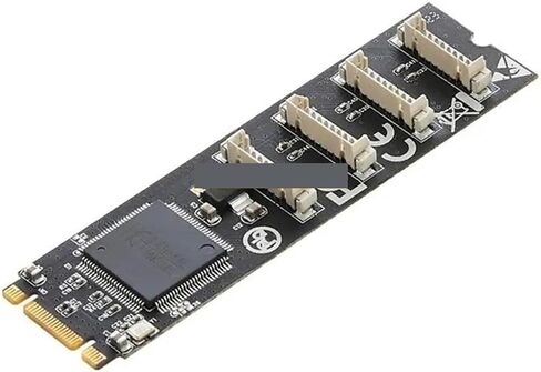LX0B M.2 B+M to 4‑Port RS232 Serial Adapter Card in Kuwait