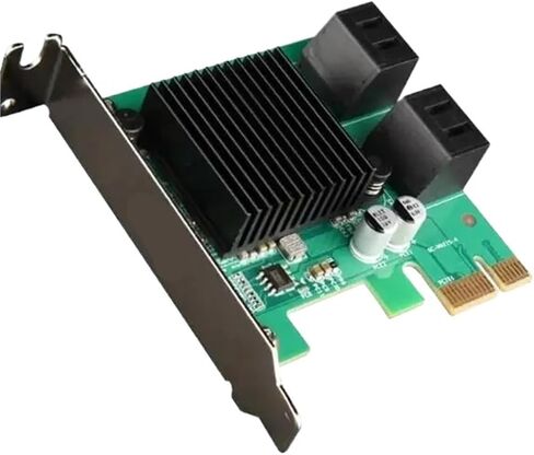 LX0B 4‑Port SATA III PCI‑e Controller Expansion Card in Kuwait
