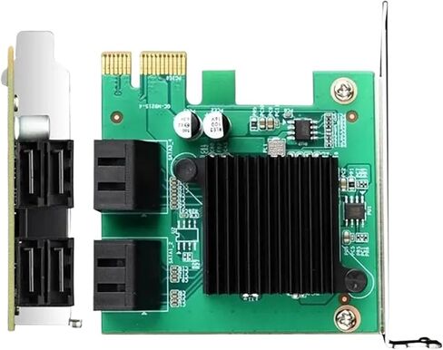 LX0B 4‑Port SATA III PCI‑e Controller Expansion Card in Kuwait
