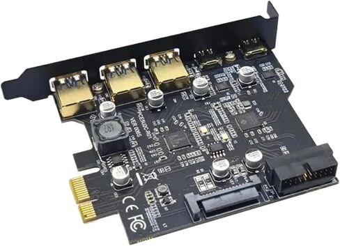 Type‑C USB3.2 Gen1 PCI‑E Expansion Controller Card in Kuwait