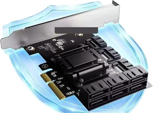LX0B 9-Port SATA3 PCIe Expansion Card in Kuwait