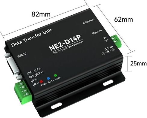 RS485 RS232 RS422 Serial Server COJXU NE2‑D14P in Kuwait