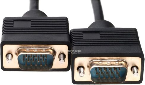 VGA Cable SVGA Super Video Cord Male 15 PIN Wire Monitor 3ft, 6ft,10ft, 15ft, 25ft, 30ft, 50ft, 100ft (50FT) in Kuwait